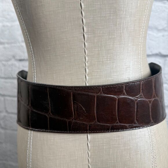 Saks Fifth Avenue Women\'s Waist Belt Leather 36\